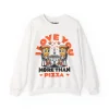 Bluza z nadrukiem I Love You More Than Pizza